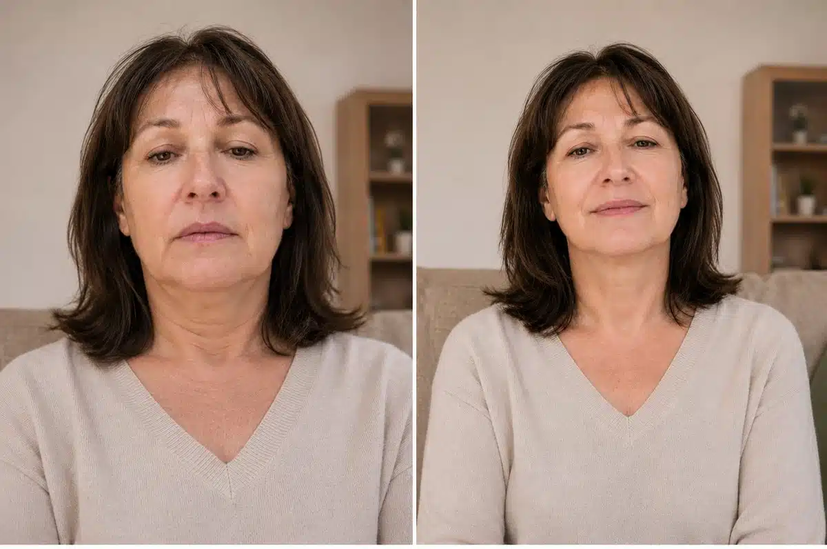 How facial appearance changes with angle and lighting